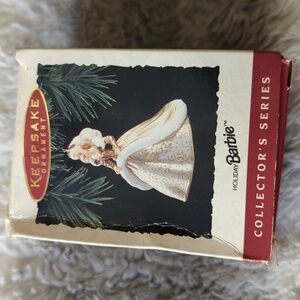 Christmas Barbie Hallmark Keepsake ornament.